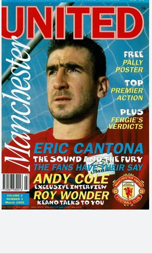 Man Utd 'UNITED' official magazines 1995