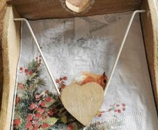 wooden napkin holder