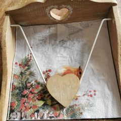 wooden napkin holder