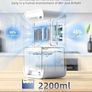 FREE EXPRESS SHIPPING 2200ML Dehumidifiers for Drying Clothes, Quiet Dehumidifier with Drainage Hose, Auto-Defrost|LED Light, Auto-off, Dehumidifier for Bedroom Bathroom Closet RV Image 6
