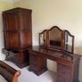 9 Drawer Mahogany Dressing Table Set Image 2