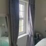 Deluxe 4ft 6 inch velvet headboard and frame Image 7