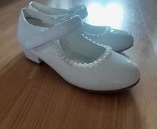 Communion special occasion white shoes size 12