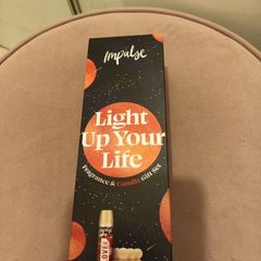 Impulse body spray and pearly bubble candle