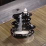 Incense Waterfall, Waterfall Incense Burner, Backflow Incense Burners Incense Holder, with 120 Backflow Incense Cones+30 Incense Sticks+1 Mat Aromatherapy, Insencents Waterfall Home Decor Image 3