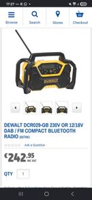 dewalt radio