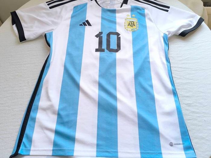 2022 Argentina Messi Adidas Home Jersey Size L Adults
