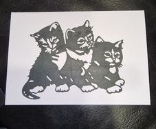 3 Cute Kittens Greeting Card