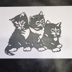 3 Cute Kittens Greeting Card