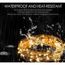 38612 LED Solar String Lights Waterproof Copper Wire Fairy Outdoor Garden Party Image 3
