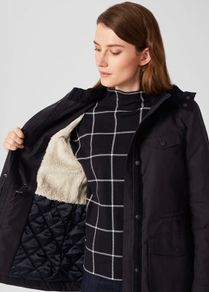 Hobbs Waxed Navy Coat