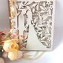 Personalized Wooden Wedding Card, Money Gift Option Available Image 2
