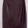 Karen Millen natural leather midi skirt Image 4