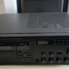 Cassette receiver amplifier [vintage]