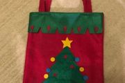 Felt Christmas gift bag 26x21 cm