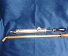 Pair of Vintage Brass & Chrome Brass Sprayers  Romessol & Mysto