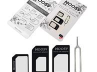 main image for ad New Noosy Nano Micro Standard SIM Adapter Converter Tray iPhone Samsung #526