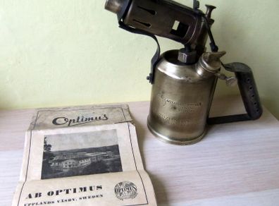 Optimus 411 Blow Lamp Plus Brochure