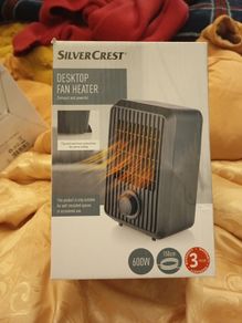 Desktop fan heater