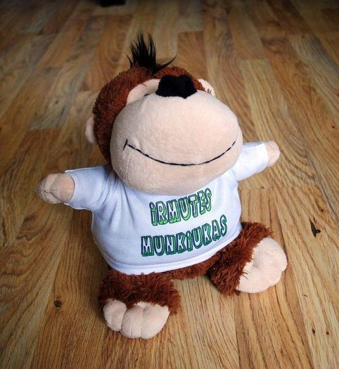 Personalised Monkey soft toy