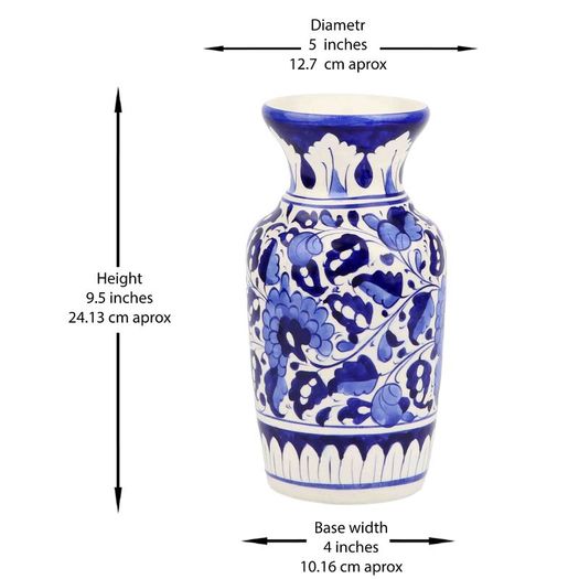 Handmade and Hand Painted Ceramic Flower Vase | Warehouse Clearance | Massive Discount | Bargain price