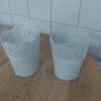 Two metal plantpots / plantpot holders Image 2