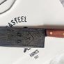 Unique Nakiri Knife Engraved By Di'Casteel Image 2