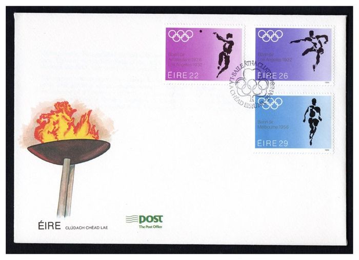 1984 Ireland Olympic Games Commemorative Stamp An Post First Day Cover (FDC)