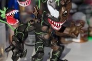 Venom Groot Figure Hand Painted 3D Print