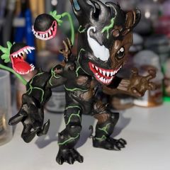 Venom Groot Figure Hand Painted 3D Print