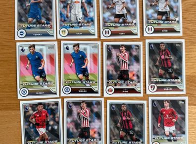 Lot of 12 Future Stars Topps premier league 26/27 season