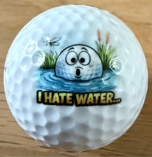 Golf ball printing