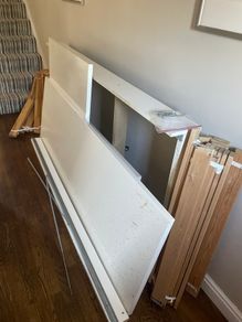 Single ikea bed with pull out extra mattress