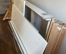 Single bed with pull out extra mattress