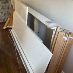 Single ikea bed with pull out extra mattress