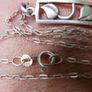 Vintage Sterling Silver 925 Floral Pendant  and Sterling Silver Chain 3g Image 7