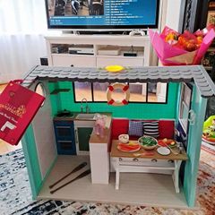beach house for dolls American dolls