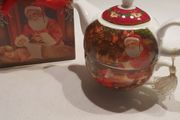 Christmas Theme -Pattern Summer River Tea for 1 Set - Teapot and matching cup.- Brand New -Boxed