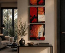 Set of 3 AustroGraphics "Solid Art"Textured