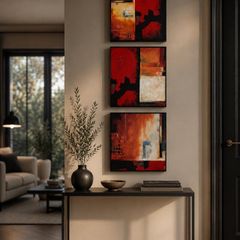 Set of 3 AustroGraphics "Solid Art"Textured
