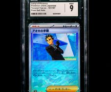Larry's Skill 162/187 CGC 9 Mint Graded Japanese Poke Ball Holo Reverse Terastal Festival Pokemon Card