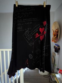 Desigual cotton sweetheart skirt