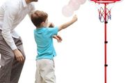 Kids Portable Basketball Stand with Ball