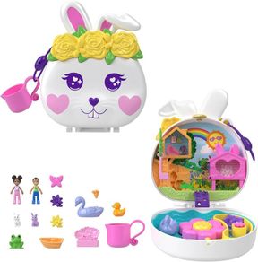New:  Polly Pocket Flower Garden Bunny