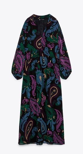 Zara printed dress
