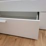 King size extra length bed frame with full drawers Image 5