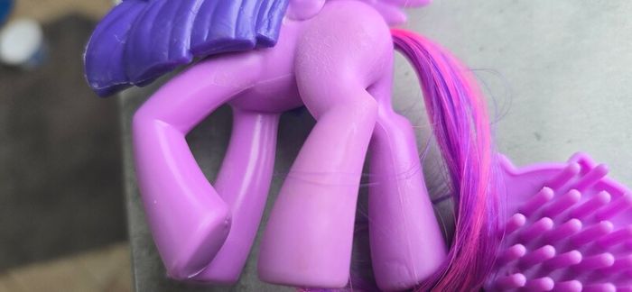 4inch Princess Twilight Sparkle and Brush from the Equestria Girls doll set MLP G4 My Little Pony 2013