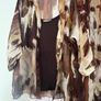 3 Piece Silk Trousers Suit Italian Design Image 2