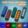 Set of 10 12/24V Truck Side  Lights with 4 LEDS Image 7