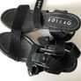 OFFICE London black suede wedge sandals size 6 Image 3